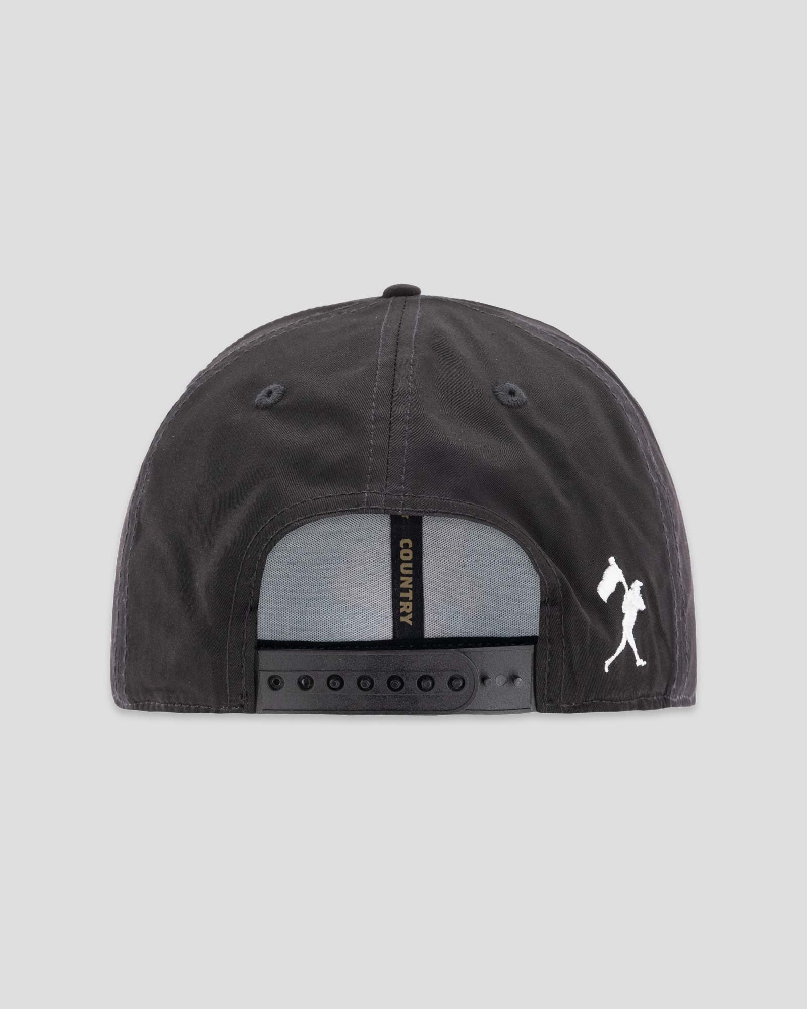 Baseballism Old English Home Plate B Five Panel Cap - Black