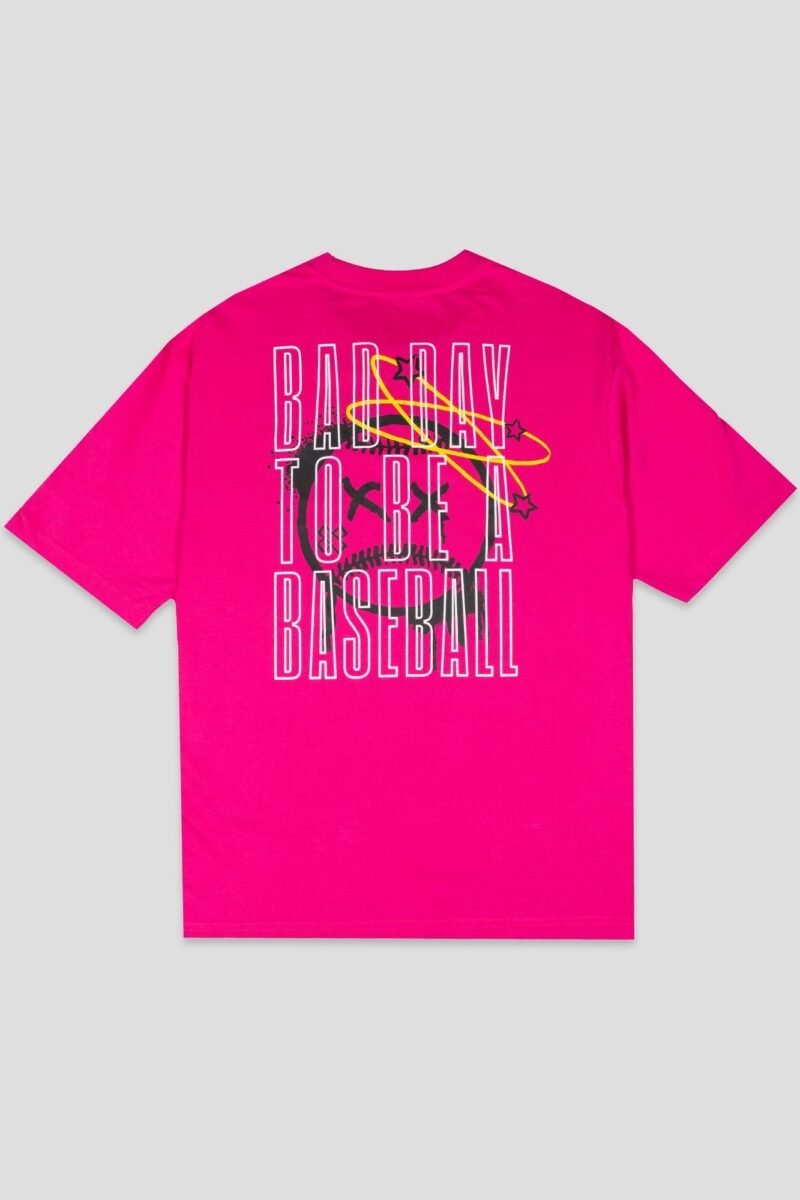 Bat Bros Bad Day Pima Cotton T-Shirt - Pink