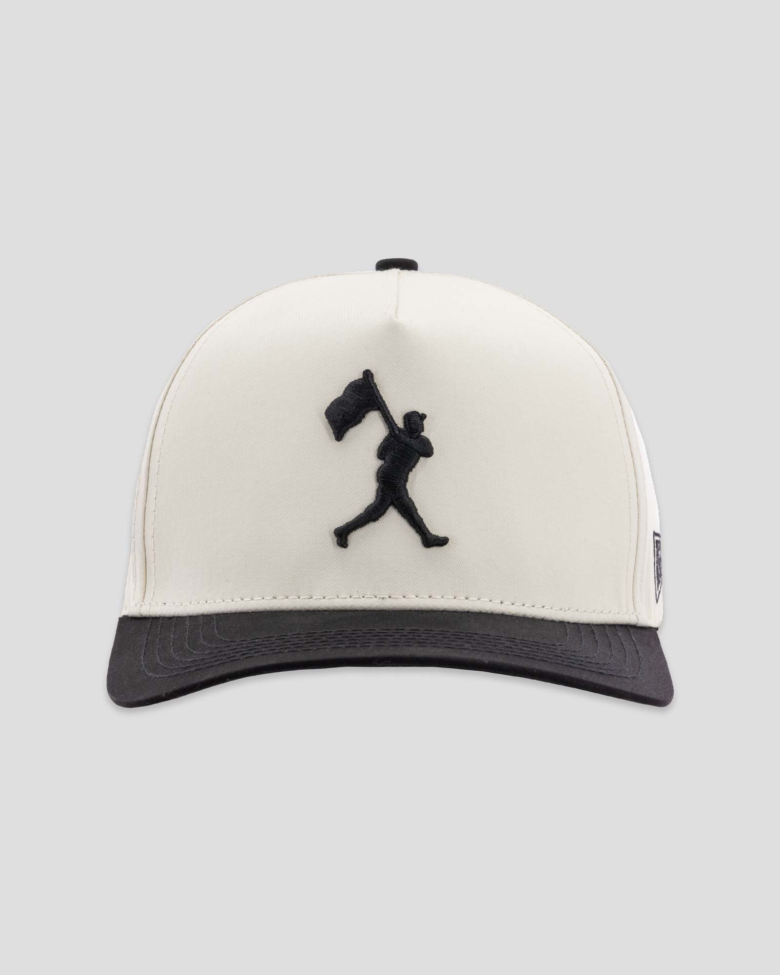 Flag Man Five Panel Cap - Cream