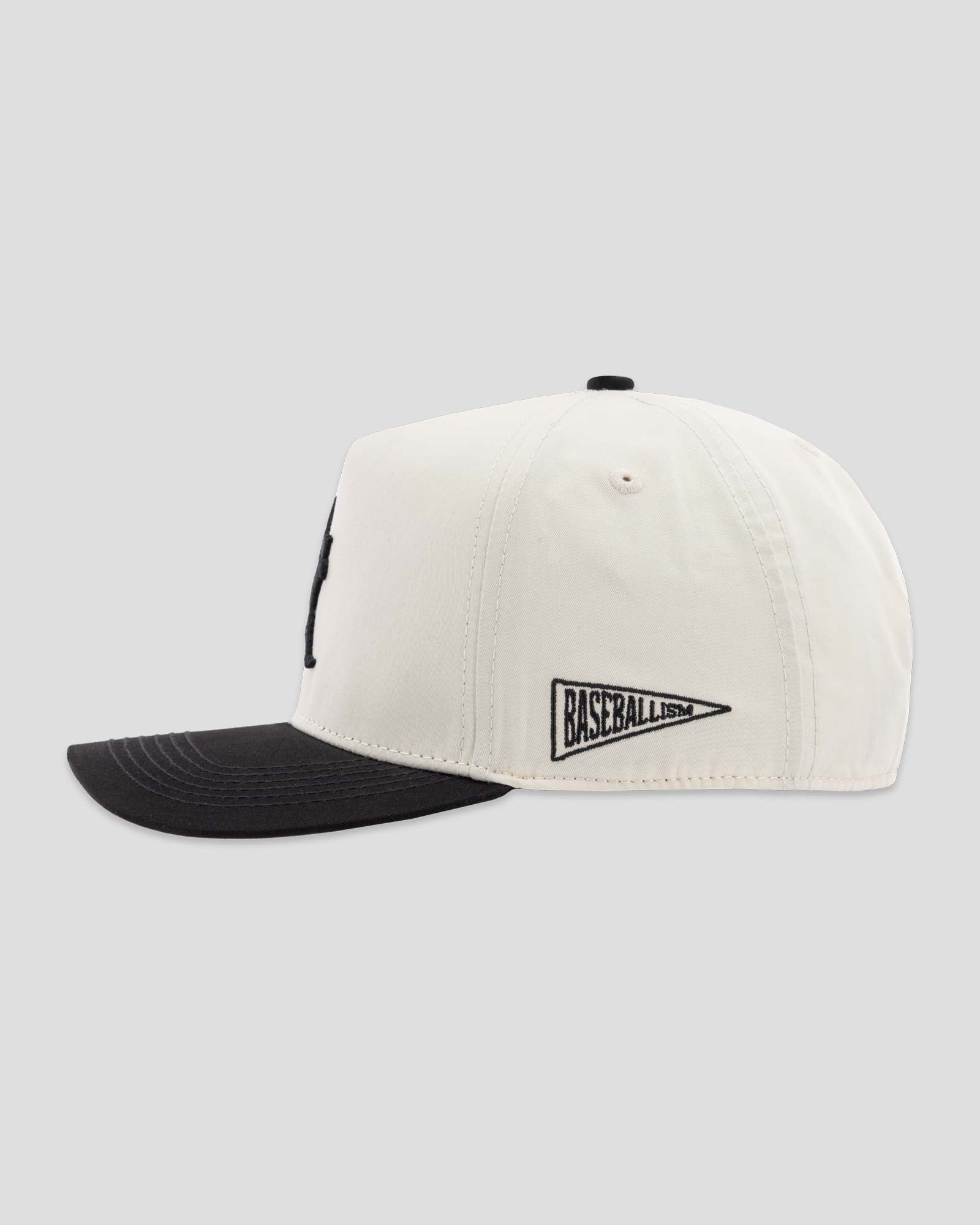 Flag Man Five Panel Cap - Cream