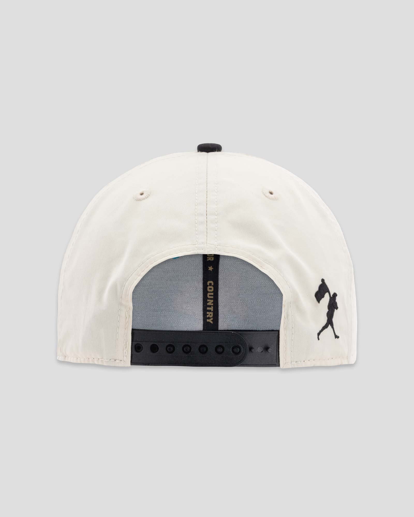 Flag Man Five Panel Cap - Cream