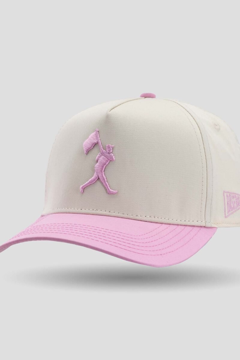 Flag Man Five Panel Cap - Pink