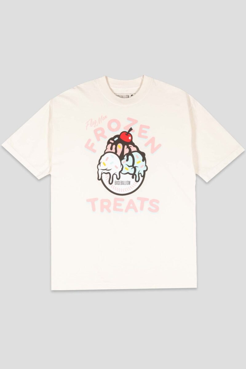 Frozen Treats Ice Cream Sundae Pima Cotton T-Shirt - Vanilla