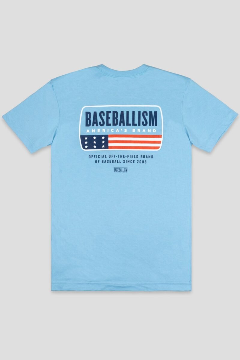 Baseballism Retro T-Shirt - Blue