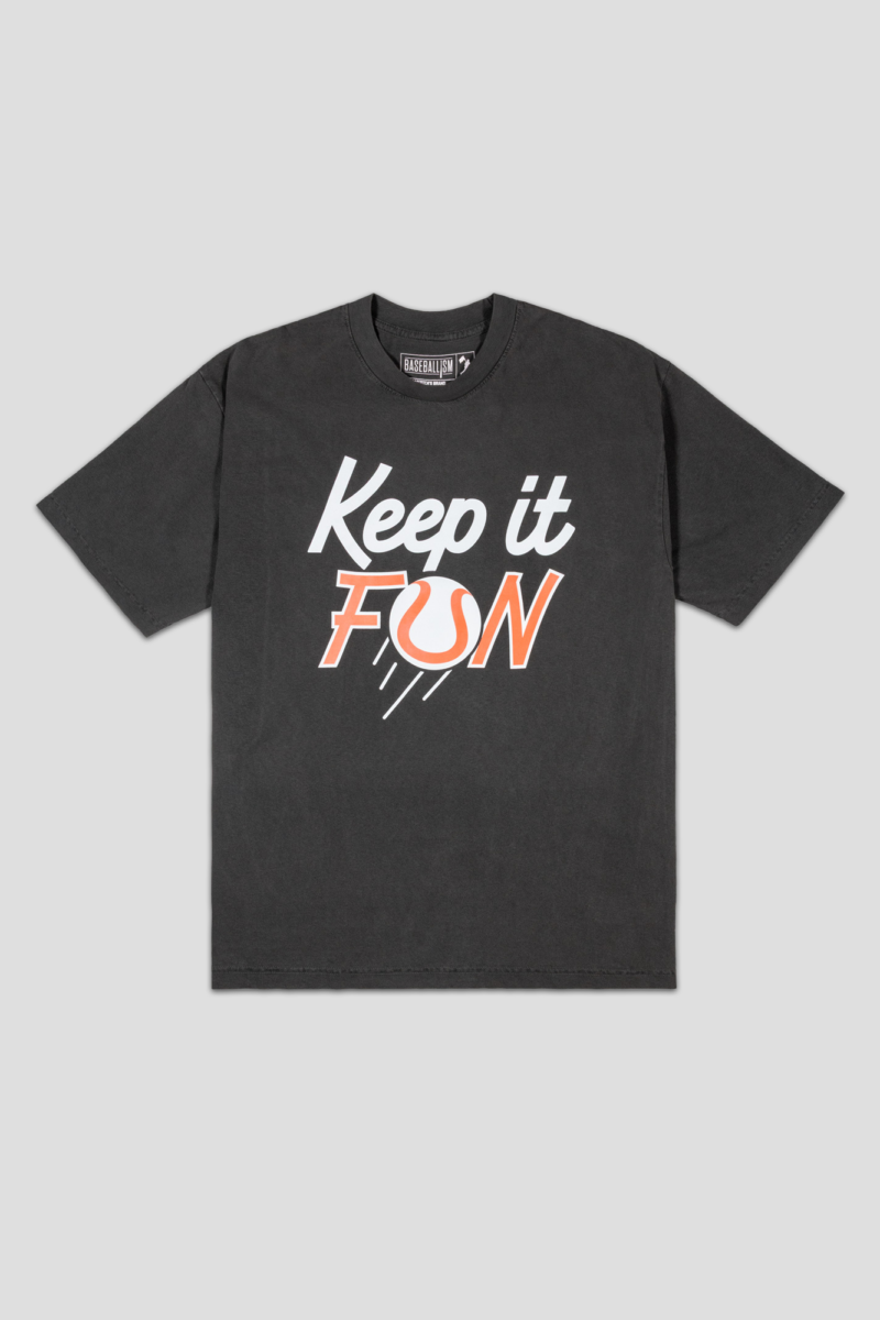 Keep It Fun Script Youth T-Shirt - Baseballism x Austin Schultz