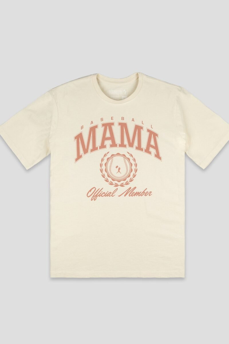 Baseball Mama Women's Relaxed Fit Resin Washed T-Shirt