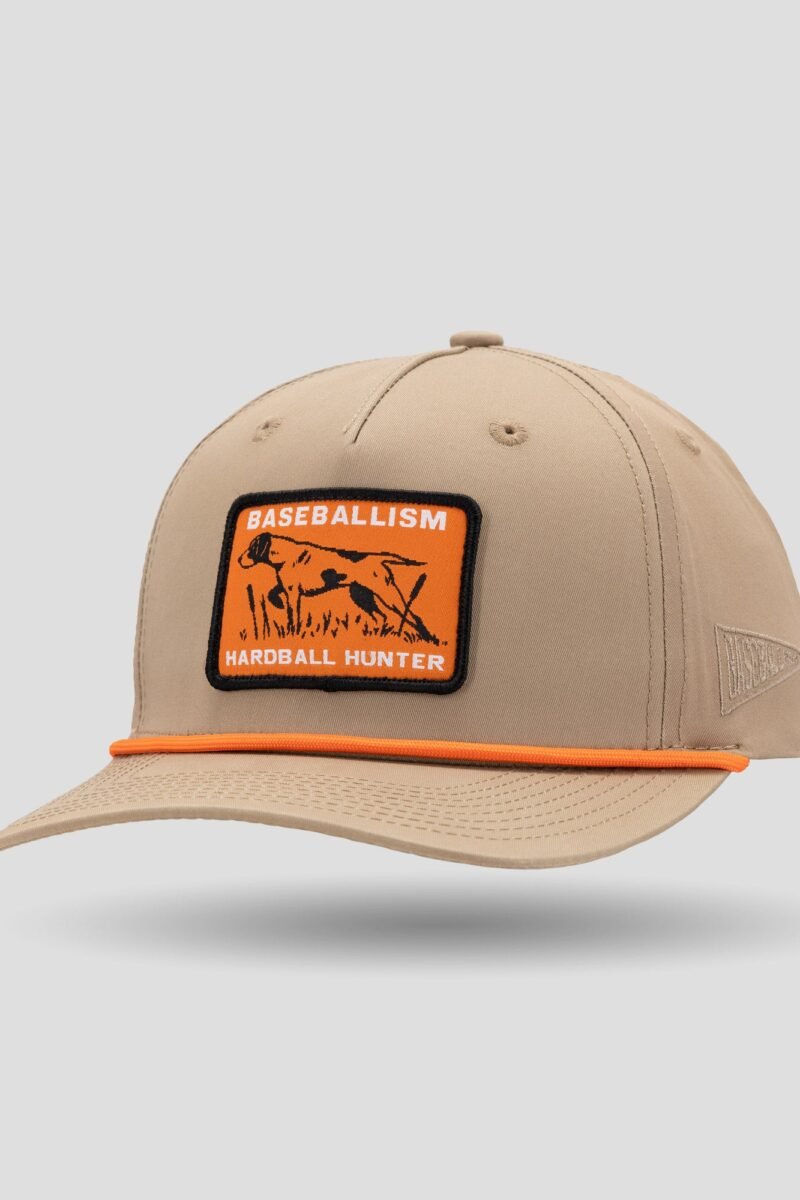 Hardball Hunter Five Panel Rope Cap - Khaki