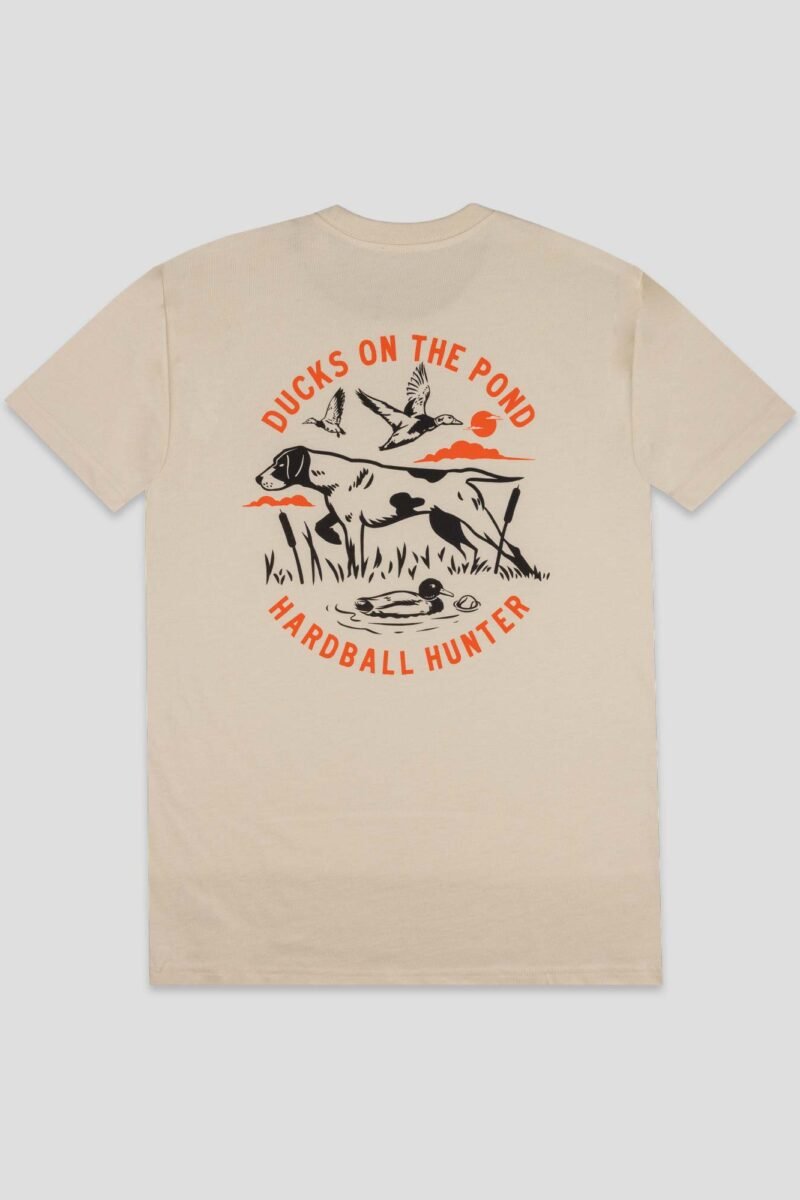 Hardball Hunter That Dog Will Hunt T-Shirt - Cream