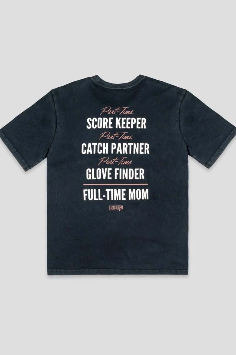 Full-Time Mom Women's Relaxed Fit Resin Washed T-Shirt