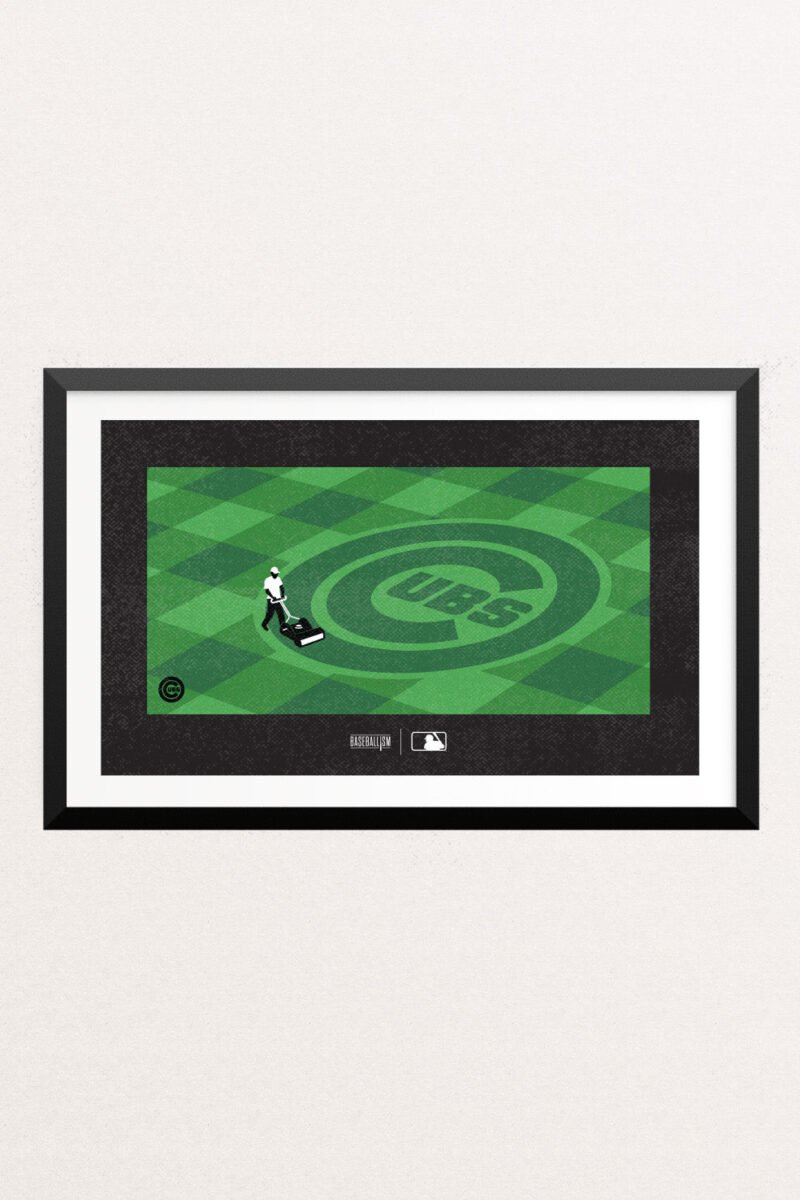 Groundskeeper 18x12 Poster - Chicago Cubs
