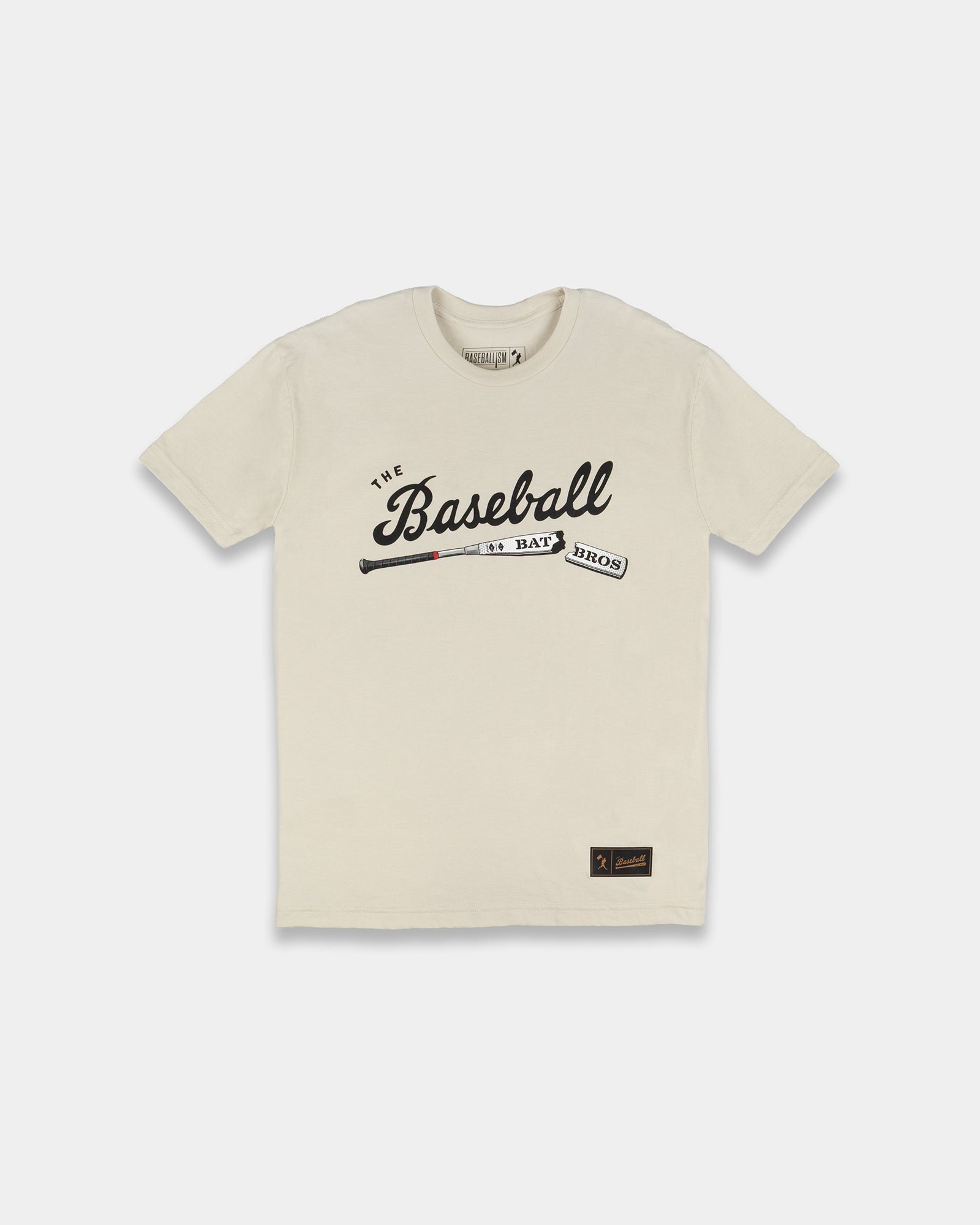 Bat Bros Broken Bat T-Shirt - Cream