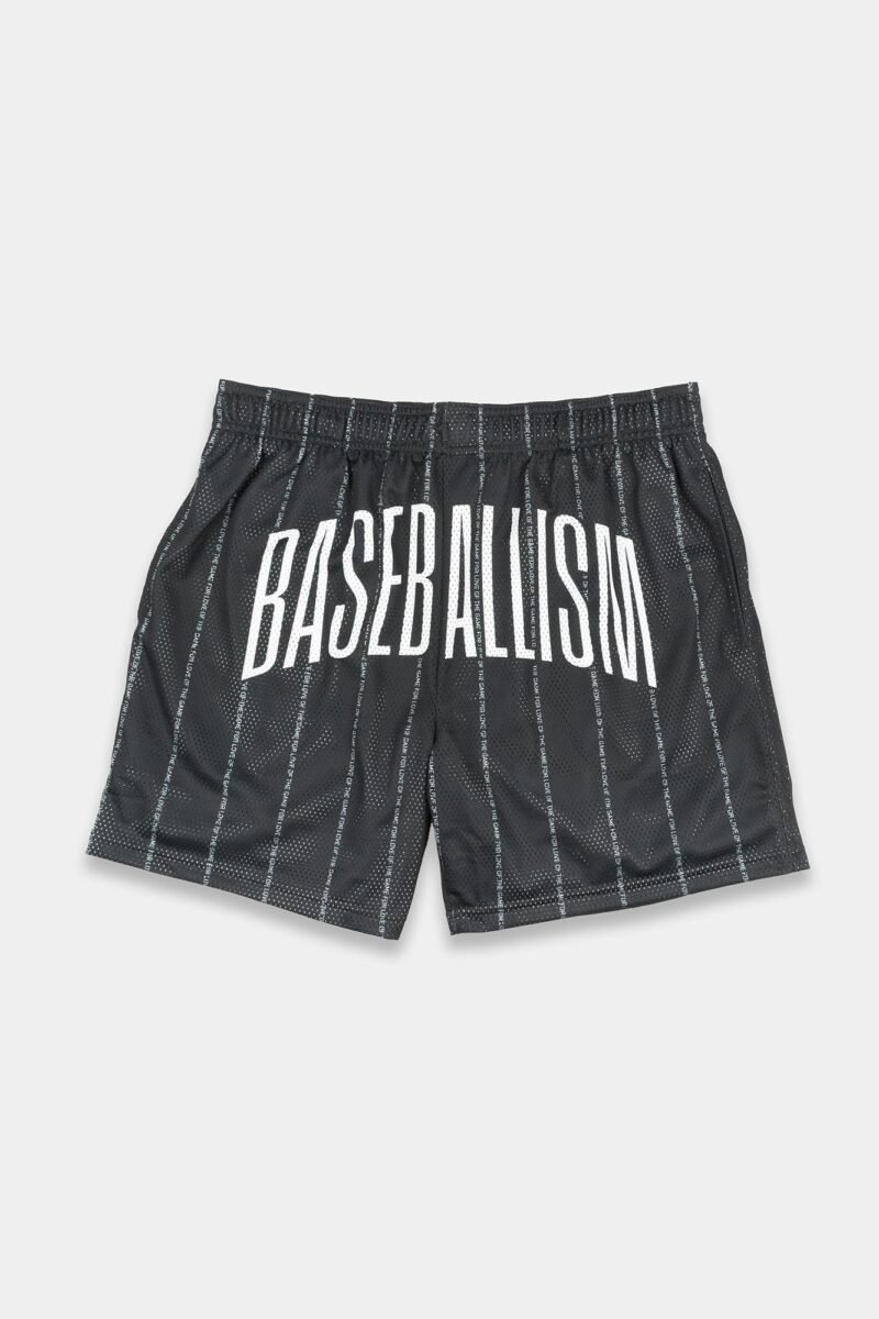 Branded Diamond Pro Shorts - Black Pinstripe