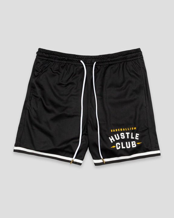 Hustle Club Diamond Air Mesh Shorts - Black