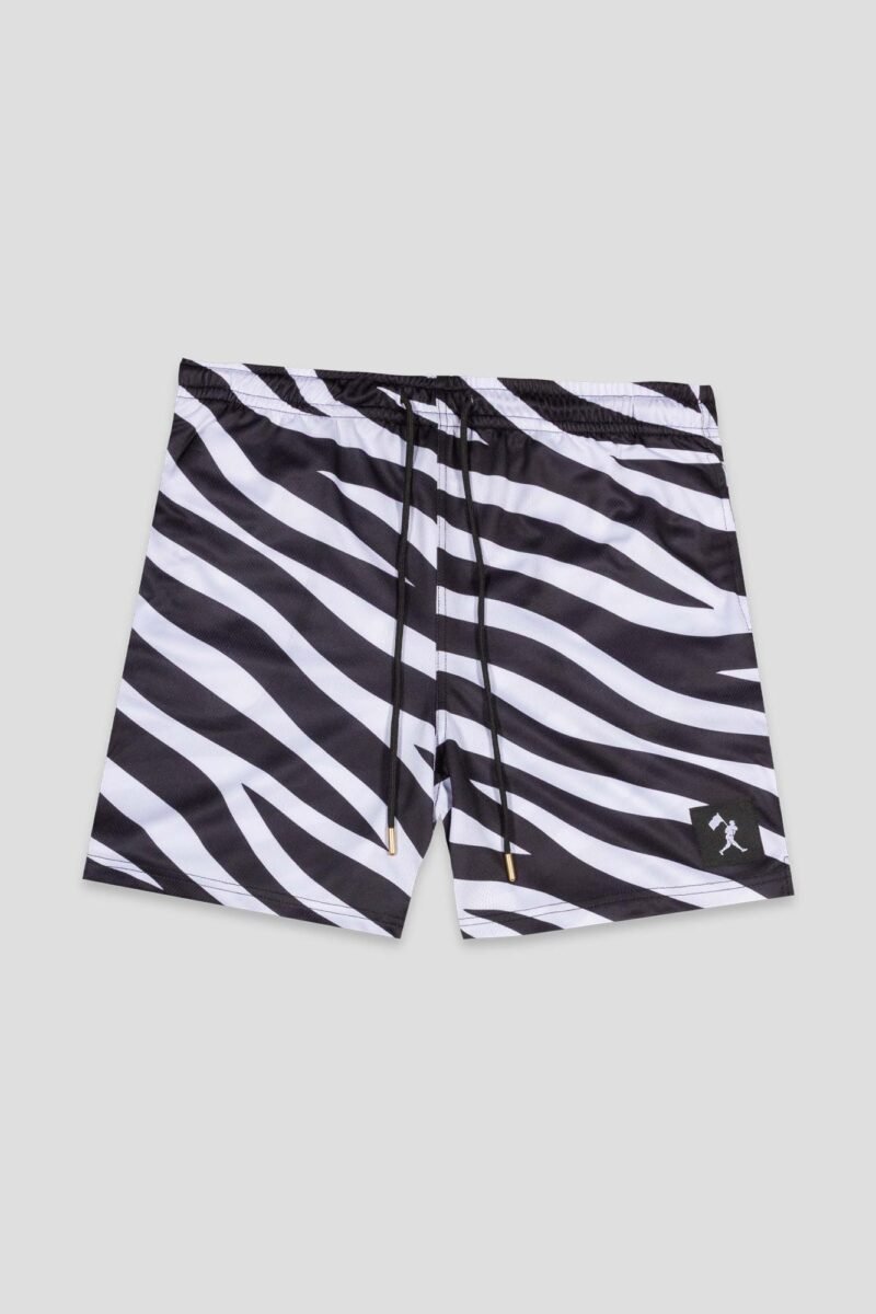 Wild Pitch Diamond Air Mesh Shorts (Zebra) - Youth