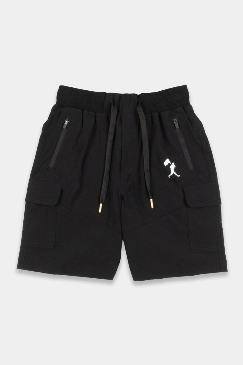 Ace Cargo Youth Shorts - Black
