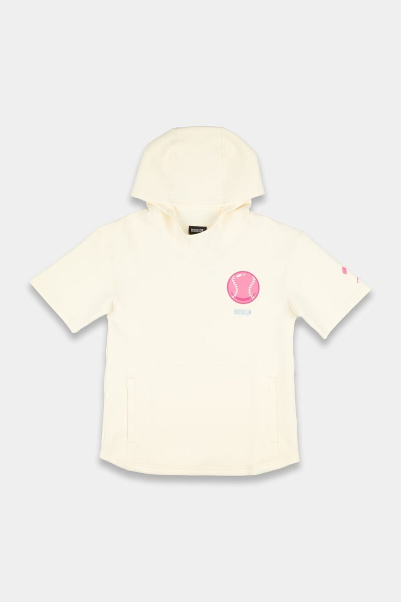 Bubbles & Doubles AeroFleece Short Sleeve Hoodie - Youth